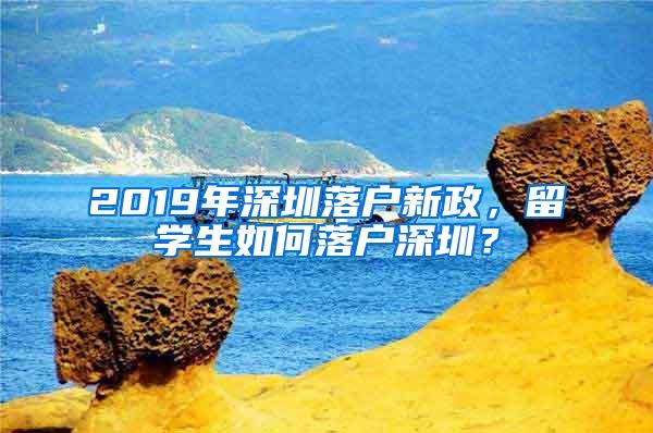 2019年深圳落户新政，留学生如何落户深圳？