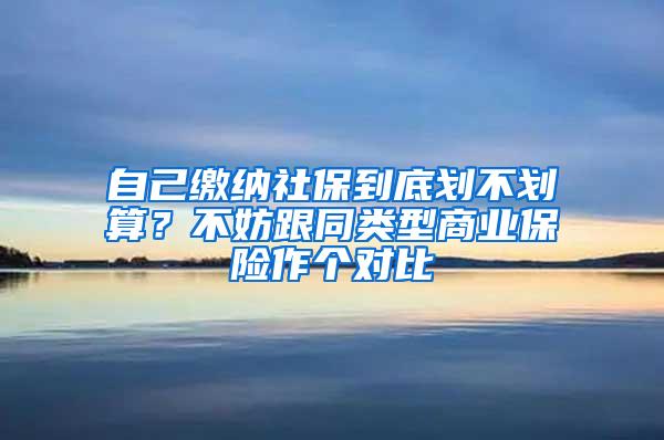 自己缴纳社保到底划不划算？不妨跟同类型商业保险作个对比