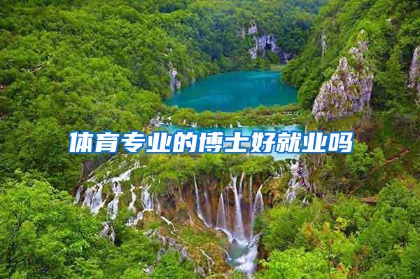 体育专业的博士好就业吗