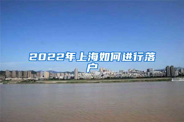 2022年上海如何进行落户