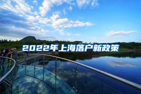 2022年上海落户新政策