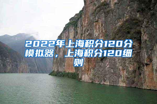 2022年上海积分120分模拟器，上海积分120细则