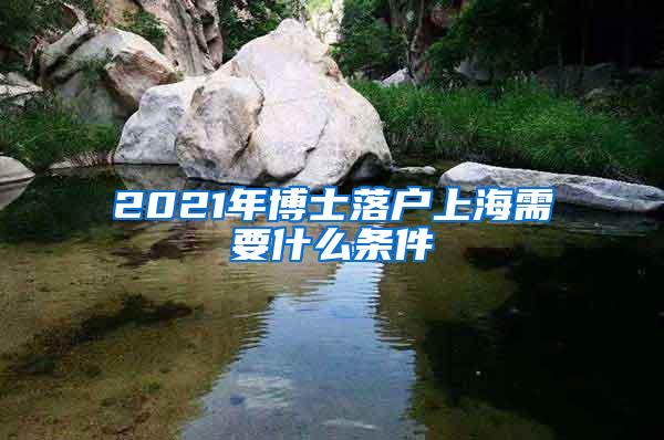 2021年博士落户上海需要什么条件