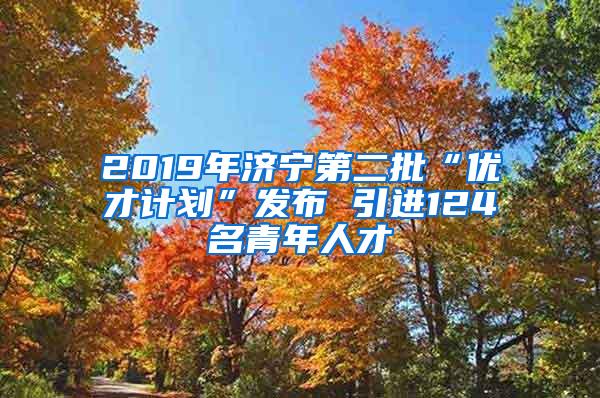 2019年济宁第二批“优才计划”发布 引进124名青年人才