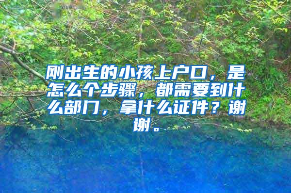 刚出生的小孩上户口，是怎么个步骤，都需要到什么部门，拿什么证件？谢谢。