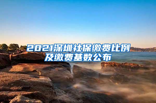 2021深圳社保缴费比例及缴费基数公布