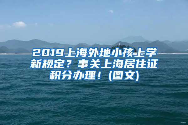 2019上海外地小孩上学新规定？事关上海居住证积分办理！(图文)