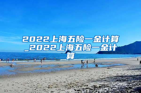 2022上海五险一金计算_2022上海五险一金计算