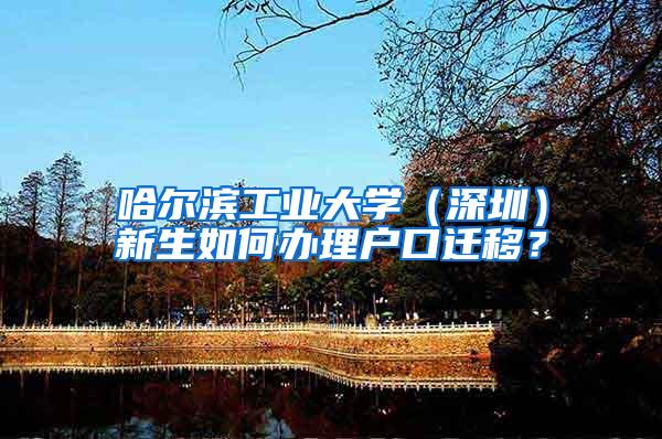 哈尔滨工业大学（深圳）新生如何办理户口迁移？
