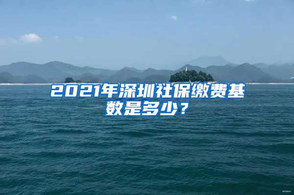 2021年深圳社保缴费基数是多少？