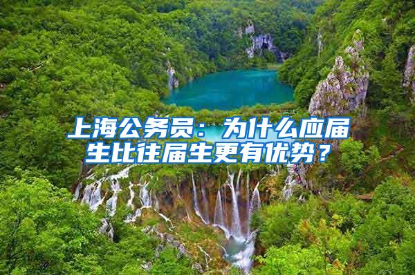 上海公务员：为什么应届生比往届生更有优势？
