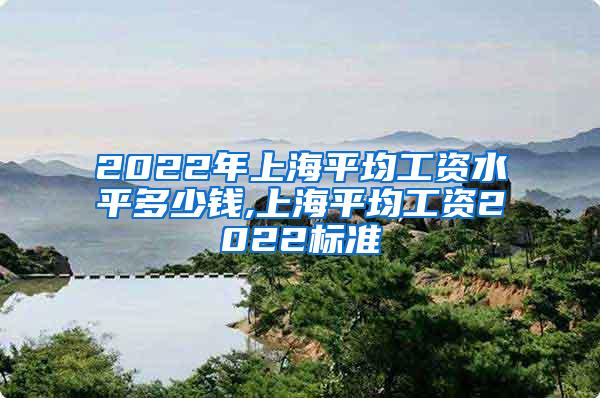 2022年上海平均工资水平多少钱,上海平均工资2022标准