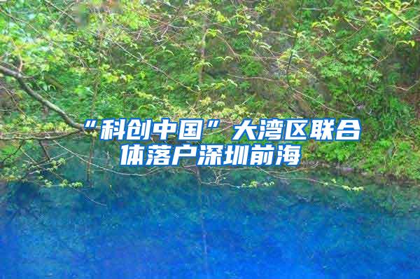 “科创中国”大湾区联合体落户深圳前海