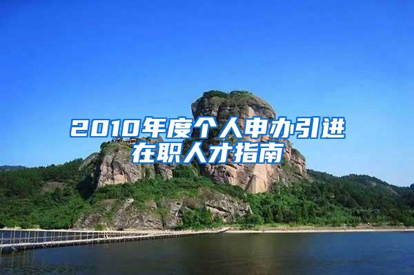 2010年度个人申办引进在职人才指南