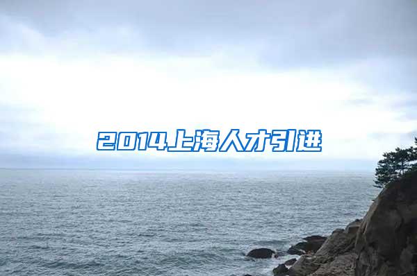 2014上海人才引进