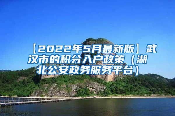 【2022年5月最新版】武汉市的积分入户政策（湖北公安政务服务平台）