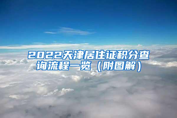 2022天津居住证积分查询流程一览（附图解）