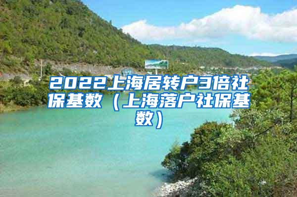 2022上海居转户3倍社保基数（上海落户社保基数）