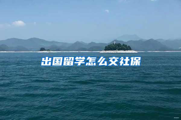 出国留学怎么交社保