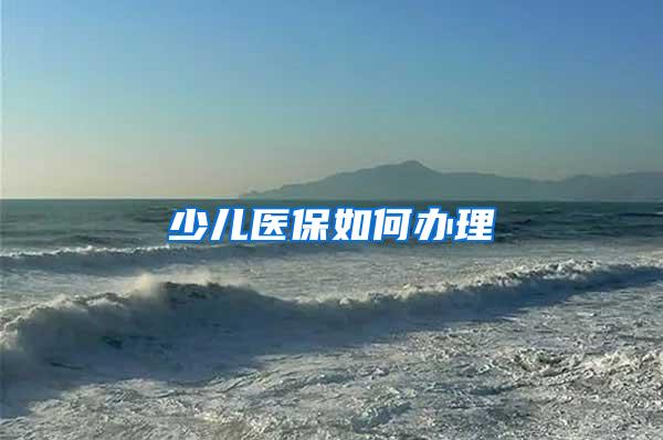 少儿医保如何办理