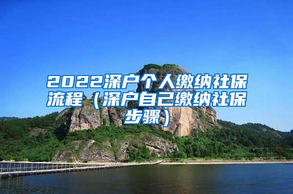 2022深户个人缴纳社保流程（深户自己缴纳社保步骤）