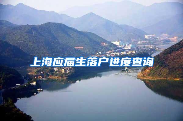 上海应届生落户进度查询