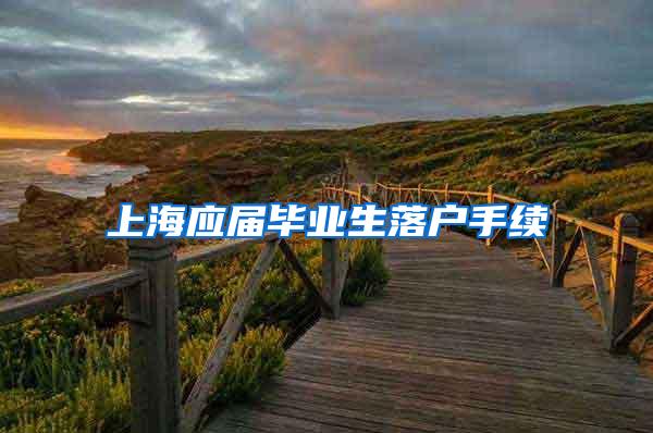 上海应届毕业生落户手续