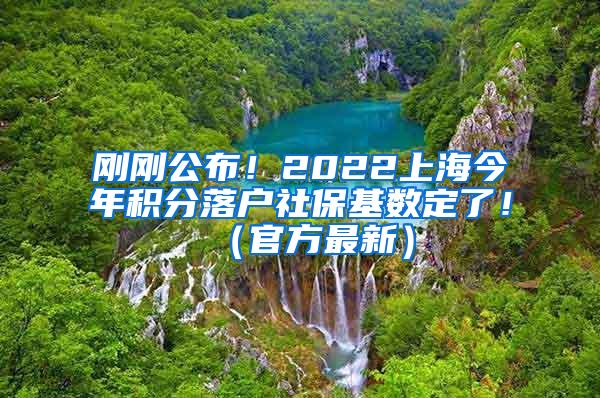 刚刚公布！2022上海今年积分落户社保基数定了！（官方最新）