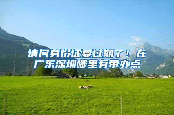 请问身份证要过期了！在广东深圳哪里有带办点