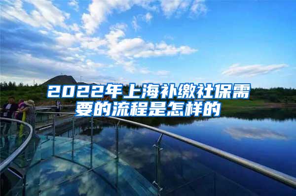 2022年上海补缴社保需要的流程是怎样的