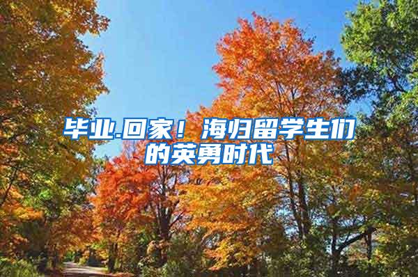毕业.回家！海归留学生们的英勇时代