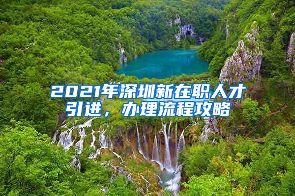 2021年深圳新在职人才引进，办理流程攻略