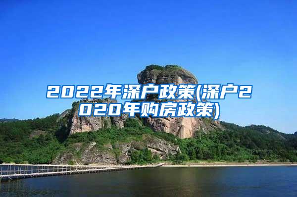 2022年深户政策(深户2020年购房政策)