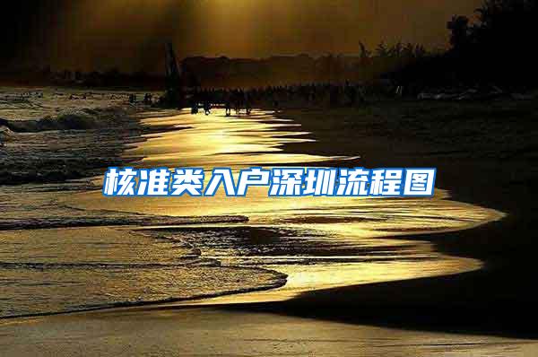 核准类入户深圳流程图