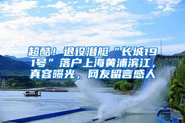 超酷！退役潜艇“长城191号”落户上海黄浦滨江，真容曝光，网友留言感人