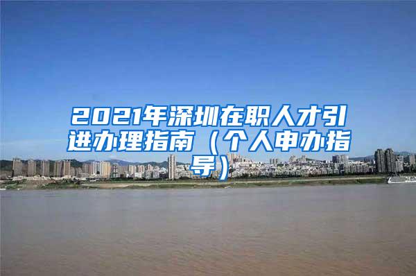 2021年深圳在职人才引进办理指南（个人申办指导）