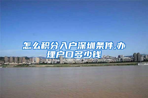怎么积分入户深圳条件,办理户口多少钱