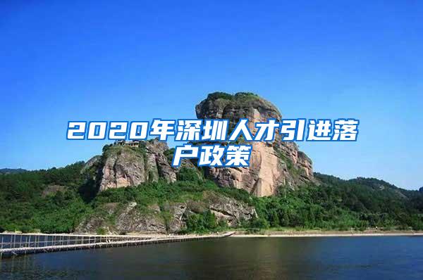 2020年深圳人才引进落户政策