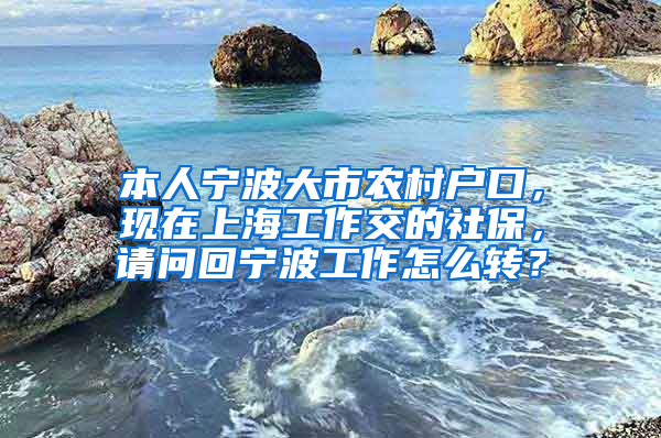 本人宁波大市农村户口，现在上海工作交的社保，请问回宁波工作怎么转？