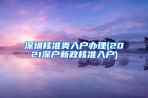 深圳核准类入户办理(2021深户新政核准入户)
