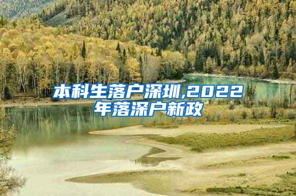 本科生落户深圳,2022年落深户新政