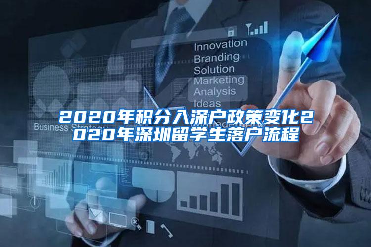 2020年积分入深户政策变化2020年深圳留学生落户流程