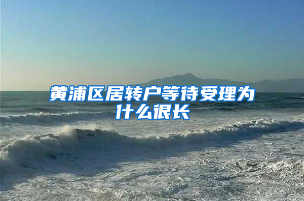 黄浦区居转户等待受理为什么很长