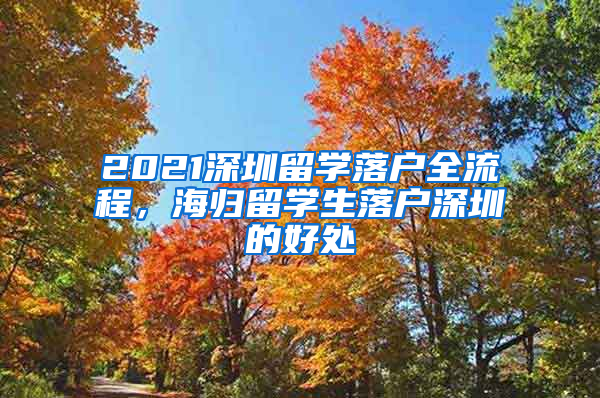 2021深圳留学落户全流程，海归留学生落户深圳的好处