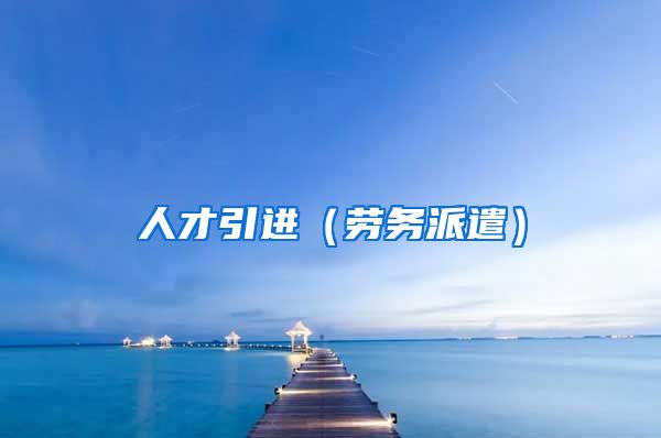 人才引进（劳务派遣）
