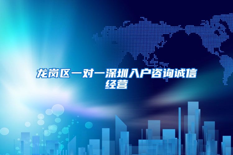 龙岗区一对一深圳入户咨询诚信经营