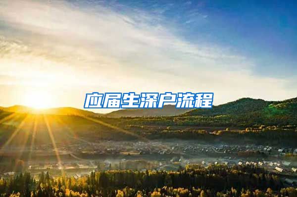 应届生深户流程