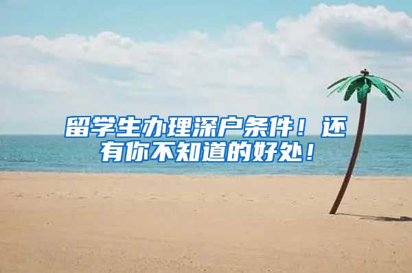 留学生办理深户条件！还有你不知道的好处！