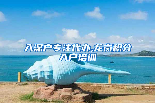 入深户专注代办,龙岗积分入户培训