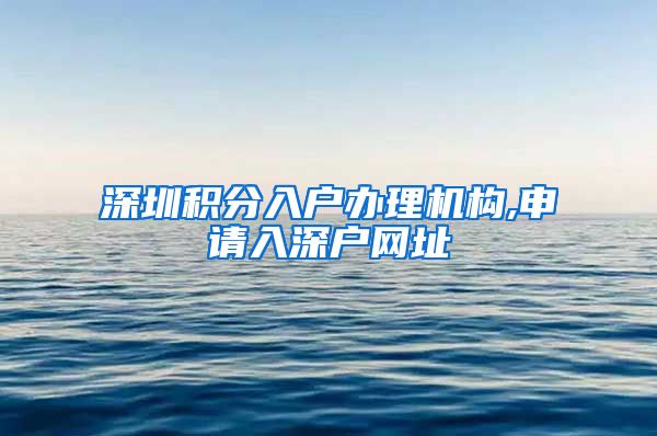 深圳积分入户办理机构,申请入深户网址